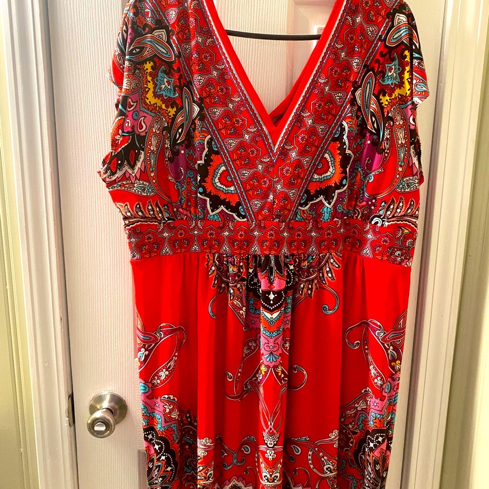 XXL Kiara multi colored dress